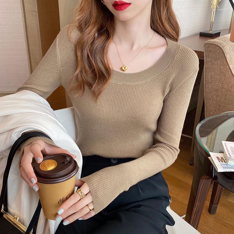 Women's Sweaters 2023 Casual Knitted Long Sleeve Korean Fashion Tops Autumn Round Neck Pullover Sweater Women Elegant Soft Jumper 23693, Black
Women's Sweaters 2023 Casual Knitted Long Sleeve Korean Fashion Tops Autumn Round Neck Pullover Sweater Women Elegant Soft Jumper 23693, Black