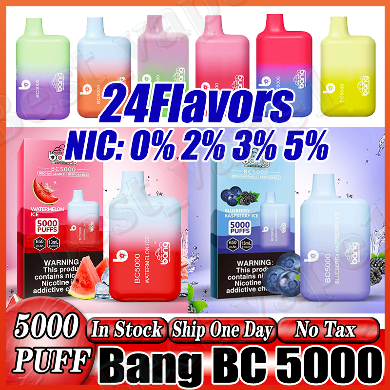 Bang BC5000 Puff 5000 Rechargeable Disposable Cigarettes Vape 5000 Puffs Pen Device E Cigarette Kit 650mah 11ml Per-Filled Cartridge Pod bar
Bang BC5000 Puff 5000 Rechargeable Disposable Cigarettes Vape 5000 Puffs Pen Device E Cigarette Kit 650mah 11ml Per-Filled Cartridge Pod bar