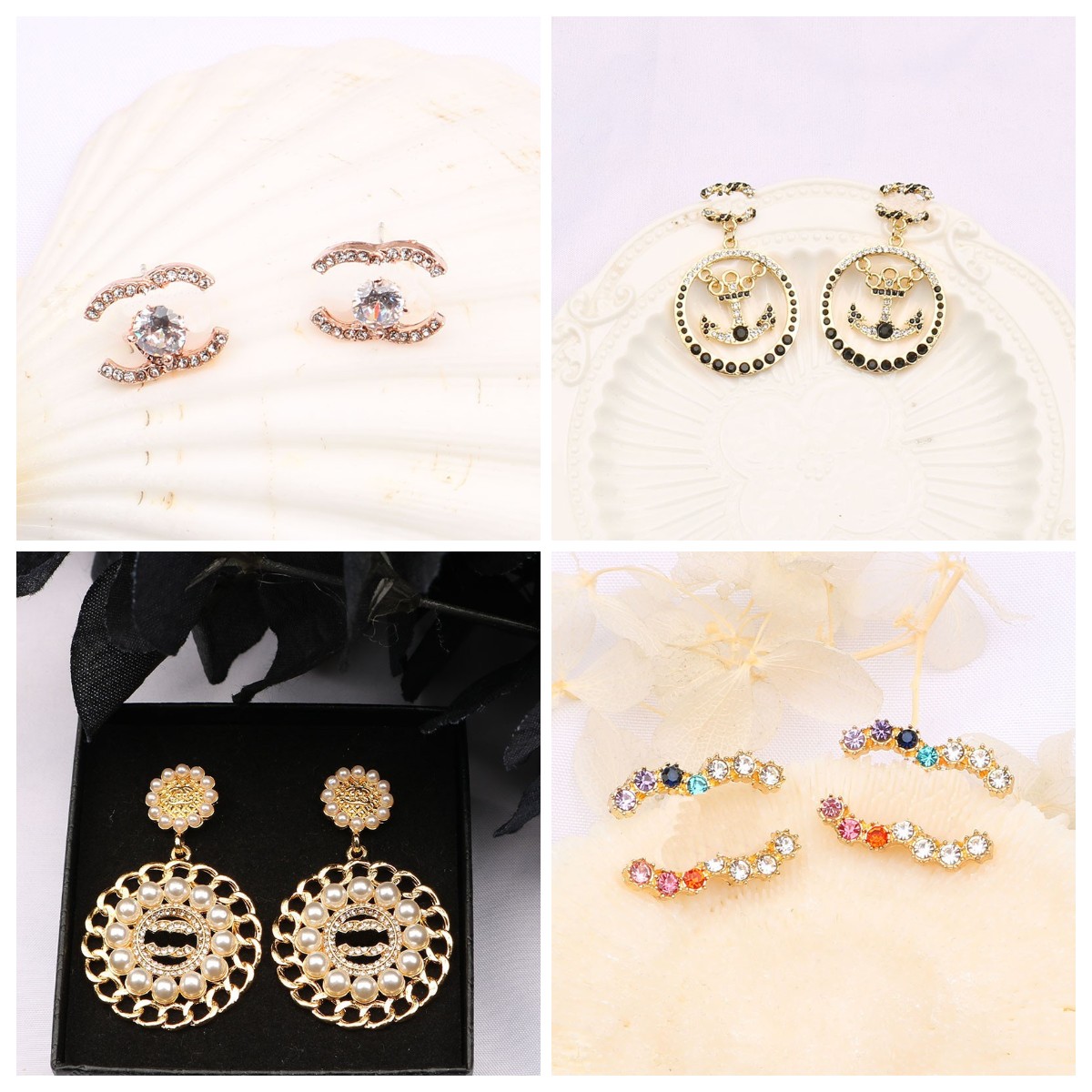 Luxury Designer Stud Earrings 18K Gold Plated Earring Ear Designers Brand Double Letter Pearl Geometric Classic Women Wedding Party Jewerlry Gift With Box
Luxury Designer Stud Earrings 18K Gold Plated Earring Ear Designers Brand Double Letter Pearl Geometric Classic Women Wedding Party Jewerlry Gift With Box