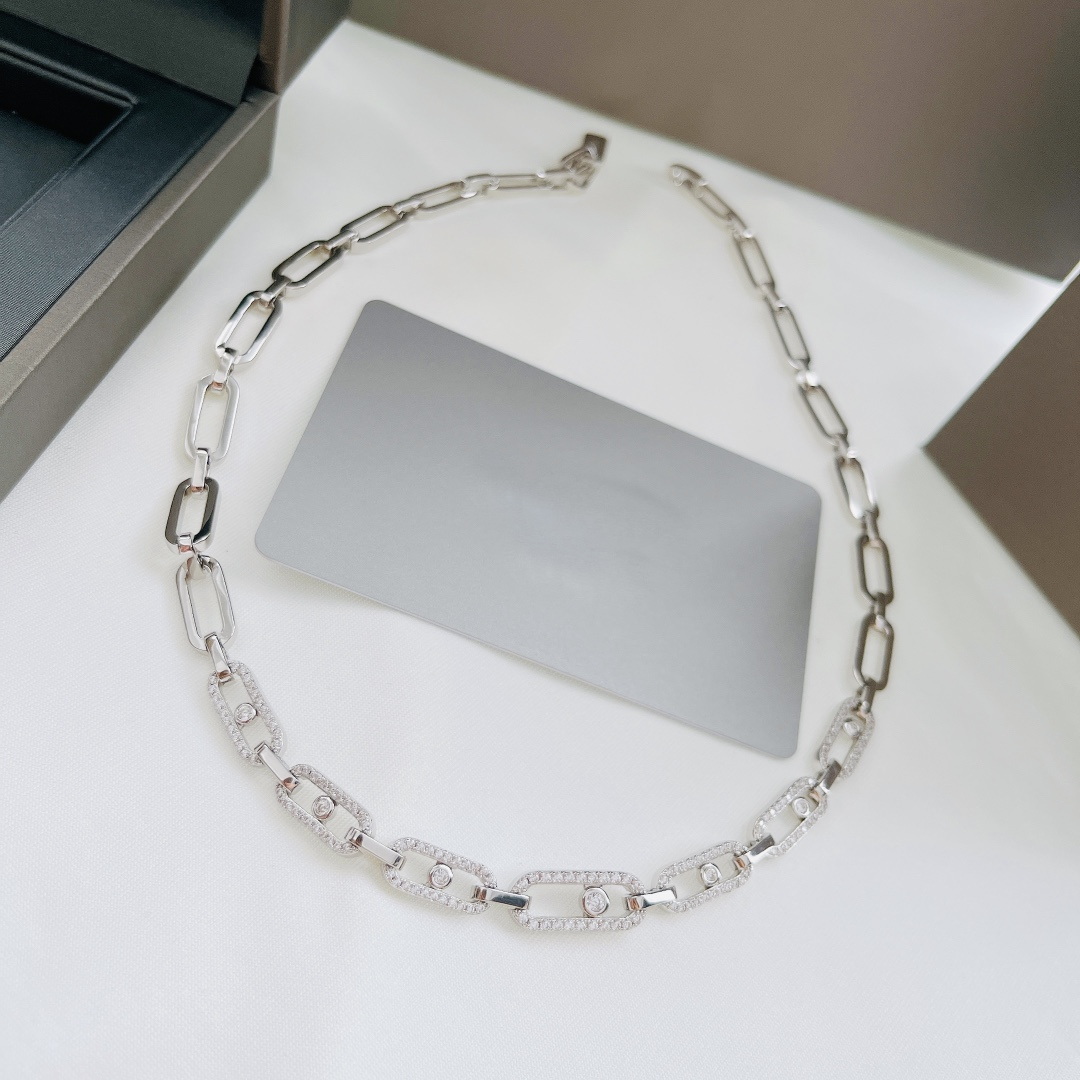 Messiika MOVE UNO Double loop necklace for woman designer Inlaid with natural crystal fashion classic style official reproductions Never fade premium gifts 017
Messiika MOVE UNO Double loop necklace for woman designer Inlaid with natural crystal fashion classic style official reproductions Never fade premium gifts 017