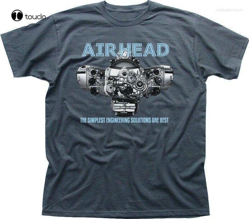

Men' T Shirts Airhead Boxer Twin R65 R75 R1200Gs Motorcycle R1200Rt Charcoal T-shirt, Black