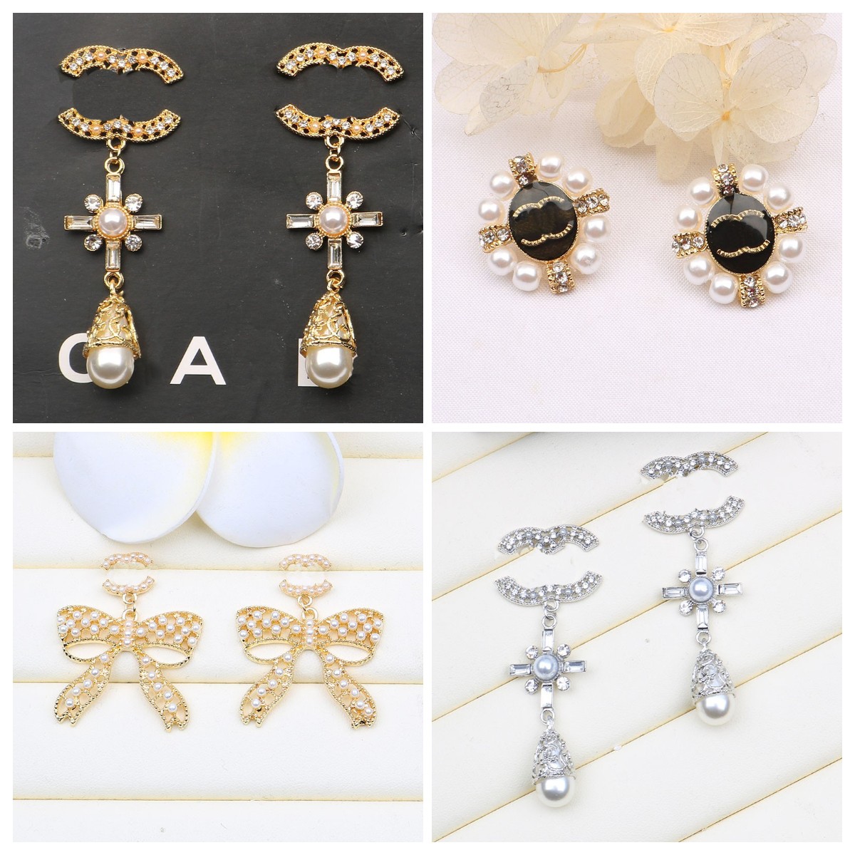 2Colors 18K Gold Plated Designer Earrings Ear Stud Brand Designers Geometry Letters Earring Classical Women Crystal Wedding Party Jewerlry Gift With Box
2Colors 18K Gold Plated Designer Earrings Ear Stud Brand Designers Geometry Letters Earring Classical Women Crystal Wedding Party Jewerlry Gift With Box