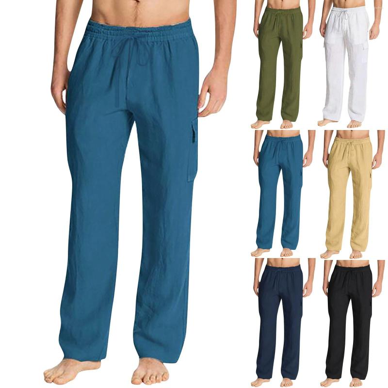 Men's Pants Male Casual Solid Trouser Full Length Side Pockets Drawstring Pant Sport Streetwear Men, Khaki
Men's Pants Male Casual Solid Trouser Full Length Side Pockets Drawstring Pant Sport Streetwear Men, Khaki