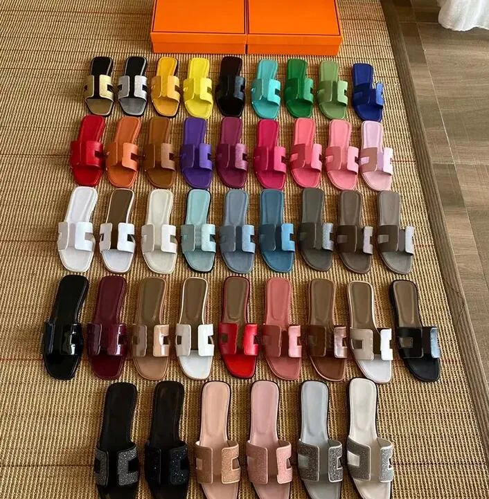 Designer Women Slippers Genuine Leather Flat Sandals 2023 Summer Fashion Beach H Letter Drag Nude Black White Brown Matte Women's Slipper 35-42 No Box, Brown lizhiwen
Designer Women Slippers Genuine Leather Flat Sandals 2023 Summer Fashion Beach H Letter Drag Nude Black White Brown Matte Women's Slipper 35-42 No Box, Brown lizhiwen