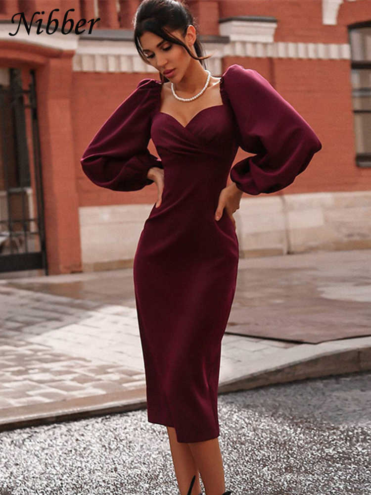 Casual Dresses Nibber sexy pure V Neck off shoulder bodycon dress For women clubwear New Year party night Basic Elegant midi dresses Mujer2022 L230217, Wine red
Casual Dresses Nibber sexy pure V Neck off shoulder bodycon dress For women clubwear New Year party night Basic Elegant midi dresses Mujer2022 L230217, Wine red