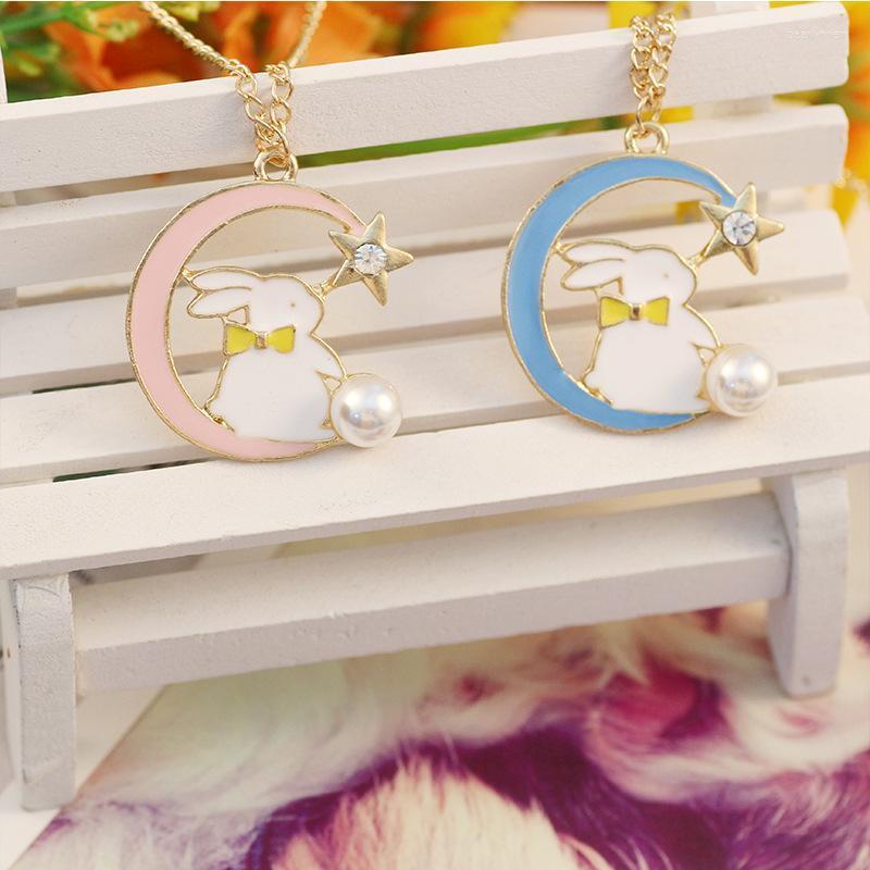 Choker Chokers Fashion Creative Pink Blue Enamel Moon Star Pendant Necklace For Women Cute Cartoon Animal Party JewelryChokers ChokersChoker
Choker Chokers Fashion Creative Pink Blue Enamel Moon Star Pendant Necklace For Women Cute Cartoon Animal Party JewelryChokers ChokersChoker