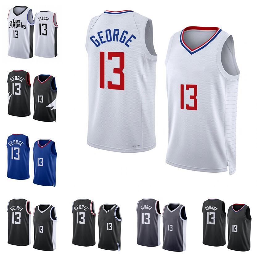 Paul George Basketball Jerseys S-XXL 2022-23 season blue white black Men Women Youth city jersey 13, With logo
Paul George Basketball Jerseys S-XXL 2022-23 season blue white black Men Women Youth city jersey 13, With logo