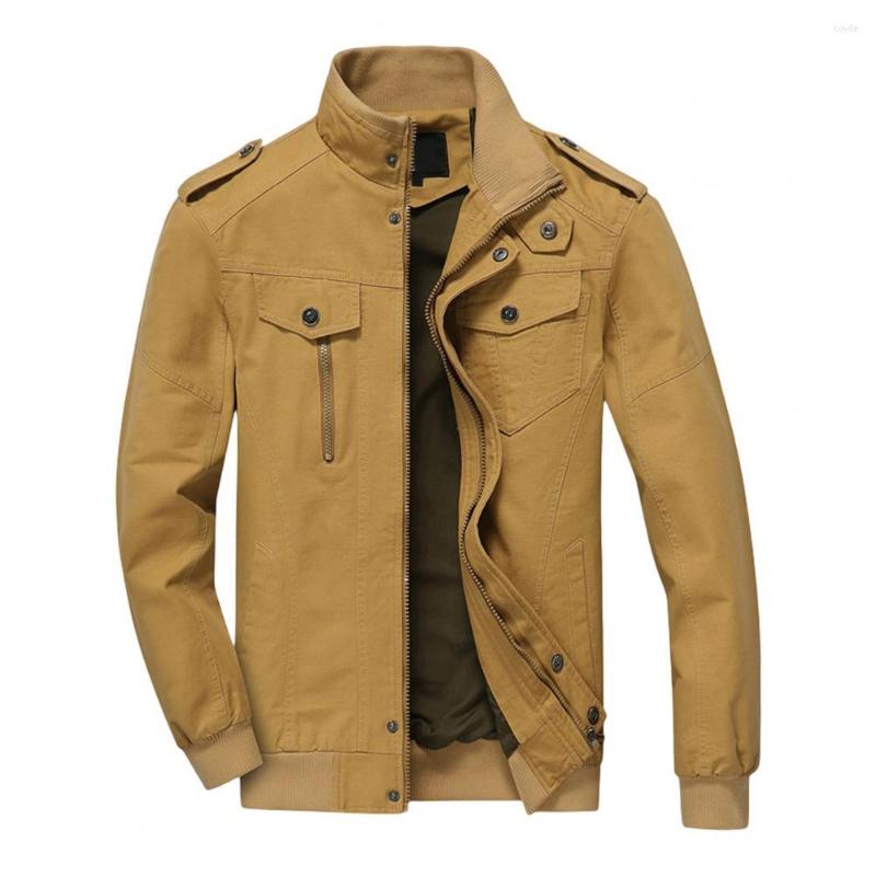 Men's Suits Stylish Men Cargo Jacket Long Sleeves All Match Breathable Zipper Pockets Coat, Black
Men's Suits Stylish Men Cargo Jacket Long Sleeves All Match Breathable Zipper Pockets Coat, Black