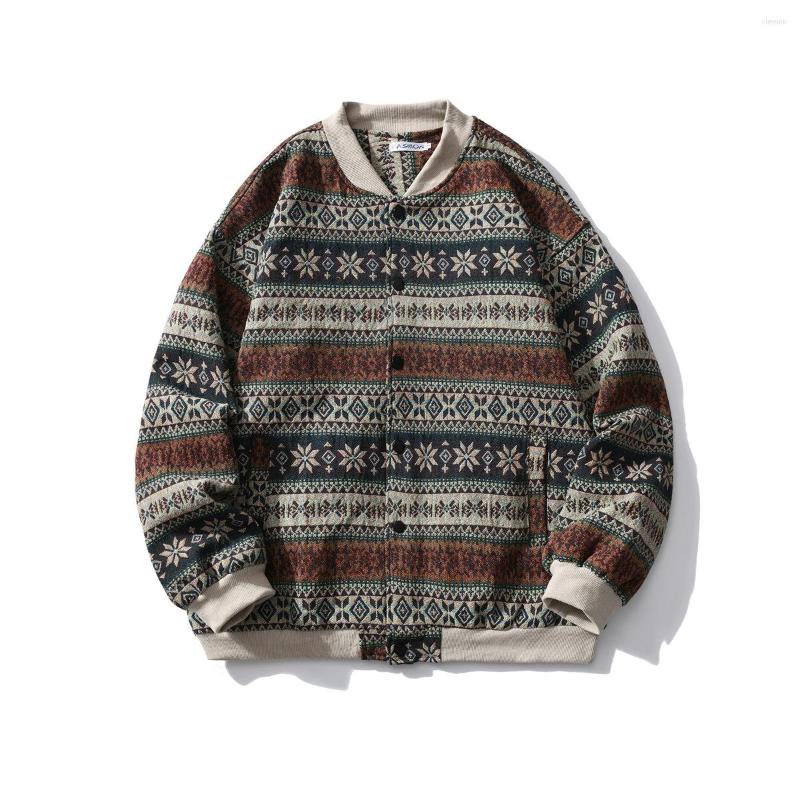 Men's Jackets Japanese Trend Harajuku Jacquard Jacket Men's Spring And Autumn Couples National Style Baseball Suit Loose Coat, 10
Men's Jackets Japanese Trend Harajuku Jacquard Jacket Men's Spring And Autumn Couples National Style Baseball Suit Loose Coat, 10