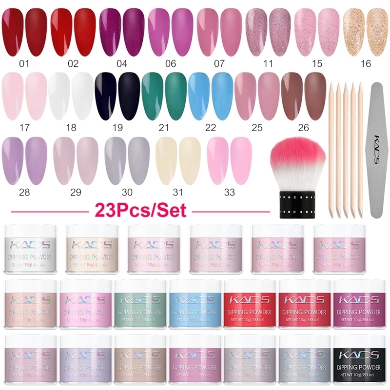 Nail Glitter 23pcs Dipping Powder s Set Manicure Brush File Wooden Stick Kit French Nude Pink Red White Dip DIY 230217
Nail Glitter 23pcs Dipping Powder s Set Manicure Brush File Wooden Stick Kit French Nude Pink Red White Dip DIY 230217