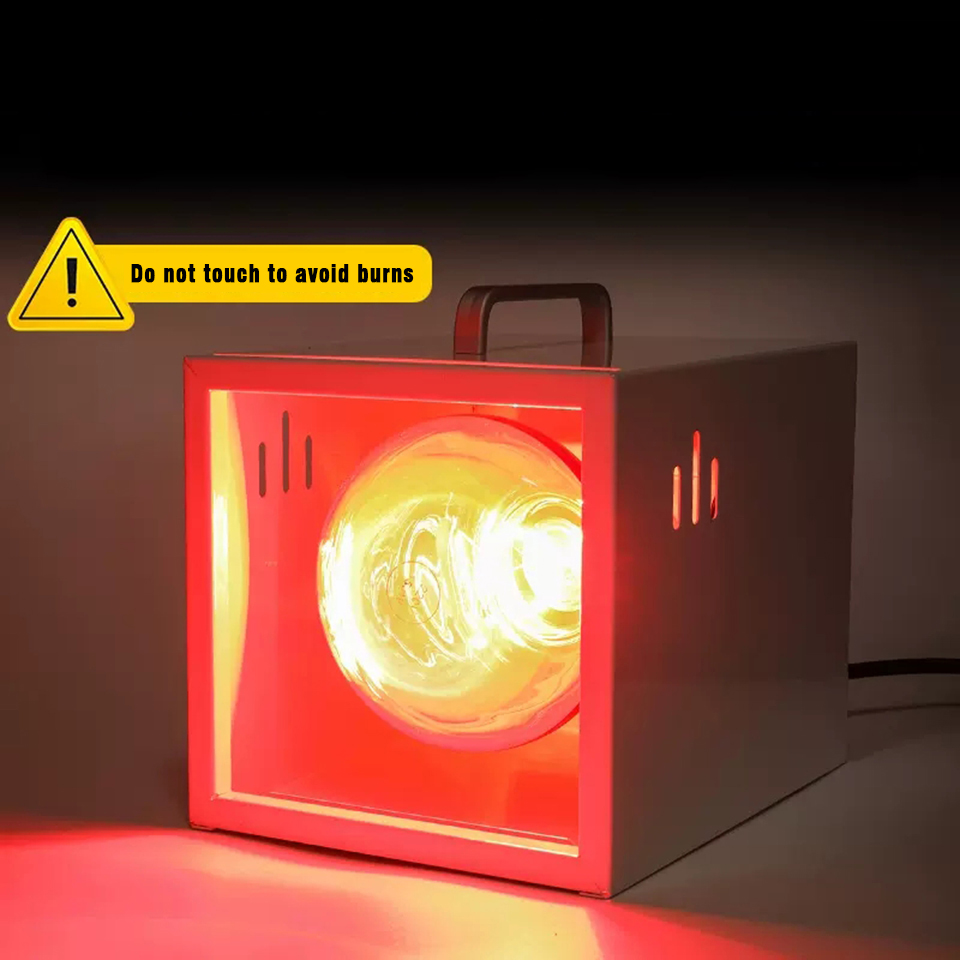 Portable 150W Handheld Infrared Heat Box for Window Tint Shrinking, Auto Paint Drying, and Car Bodywork Repair, Fast & Even Heating Tool OC-2