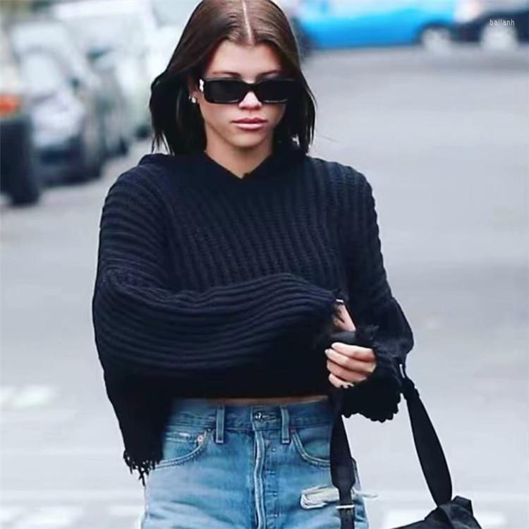 Women's Sweaters 2023 Women's Autumn Street Style Cotton Knitted Hooded Sweater Tassel Loose Short Pullovers Casual, Black
Women's Sweaters 2023 Women's Autumn Street Style Cotton Knitted Hooded Sweater Tassel Loose Short Pullovers Casual, Black