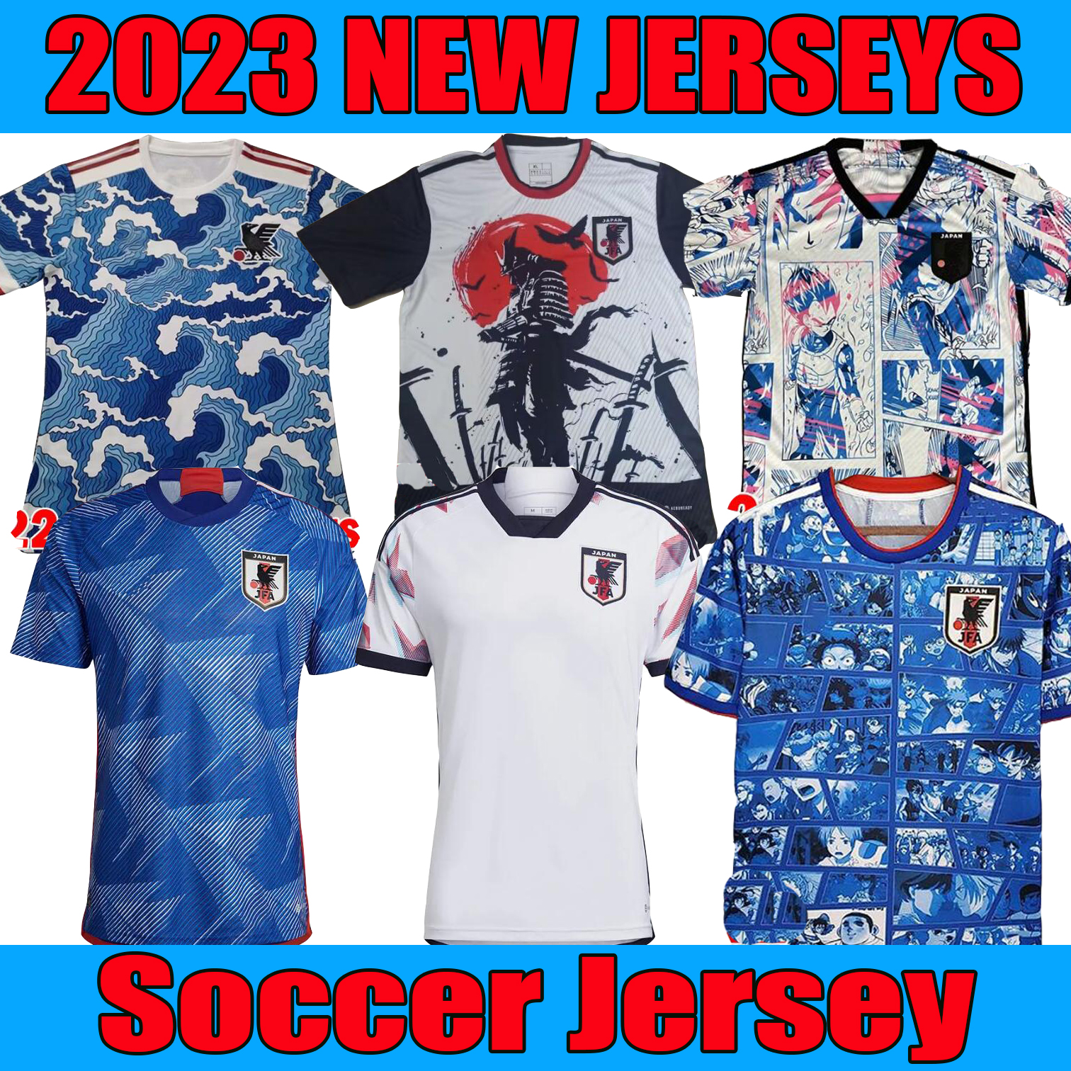 MINAMINO 2022 Japan Soccer Jerseys DRAGON BALL NAGATOMO Captain Tsubasa Home away Shirt ATOM 2023 football Shirt uniform HARAGUCHI KUBO SHIBASAKI ITO YOSHIDA, Image
MINAMINO 2022 Japan Soccer Jerseys DRAGON BALL NAGATOMO Captain Tsubasa Home away Shirt ATOM 2023 football Shirt uniform HARAGUCHI KUBO SHIBASAKI ITO YOSHIDA, Image