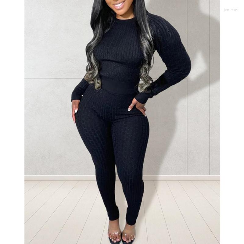 Women' Two Piece Pants Women Casual Fashion Tracksuit Outfits Elegant Long Sleeve Cable Knit Sweater Top & Slim Fit Bodycon Set, Black
Women' Two Piece Pants Women Casual Fashion Tracksuit Outfits Elegant Long Sleeve Cable Knit Sweater Top & Slim Fit Bodycon Set, Black