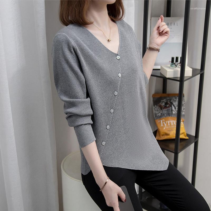 Women's Sweaters XL-4XL Oversize Knitted Women Autumn Winter 2023 Irregular V-neck Pullovers Tops Female Large Jumpers, Black 
Women's Sweaters XL-4XL Oversize Knitted Women Autumn Winter 2023 Irregular V-neck Pullovers Tops Female Large Jumpers, Black