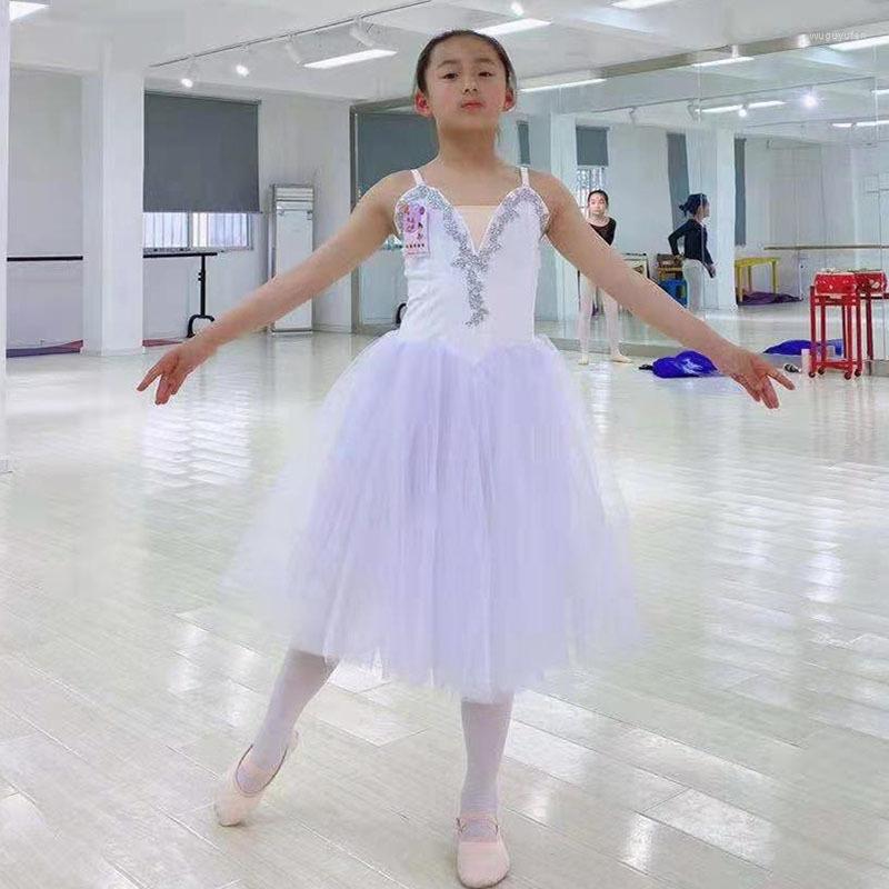 Stage Wear Blue Long Dress Ballet Tutu Skirt Swan Lake Sling Girls Professional Performance Costume Vestidos Chica Bailarina
Stage Wear Blue Long Dress Ballet Tutu Skirt Swan Lake Sling Girls Professional Performance Costume Vestidos Chica Bailarina