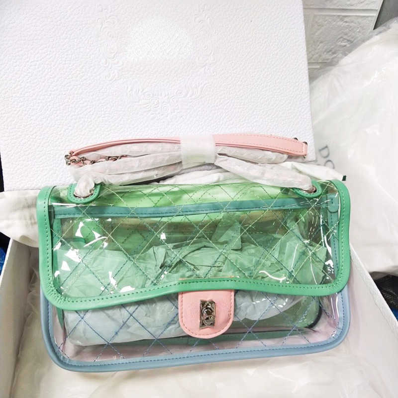 Fashion transparent shoulder bag women luxury crossbody purse designer handbag chain messenger bags small square clutch wallet, Blue
Fashion transparent shoulder bag women luxury crossbody purse designer handbag chain messenger bags small square clutch wallet, Blue