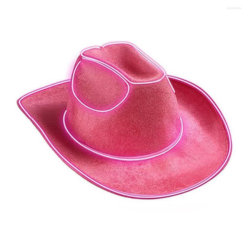 Berets Cowgirls Hat Pink Western Cowboy Adult Diy Party Caps Women Wide Accessories Cos Brim Prom B3x7
Berets Cowgirls Hat Pink Western Cowboy Adult Diy Party Caps Women Wide Accessories Cos Brim Prom B3x7