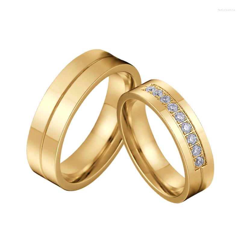 Wedding Rings Classic Men Women LOVE Alliance Set For Couples Gold Color Stainless Stee Jewelry Finger Marriage Ring
Wedding Rings Classic Men Women LOVE Alliance Set For Couples Gold Color Stainless Stee Jewelry Finger Marriage Ring