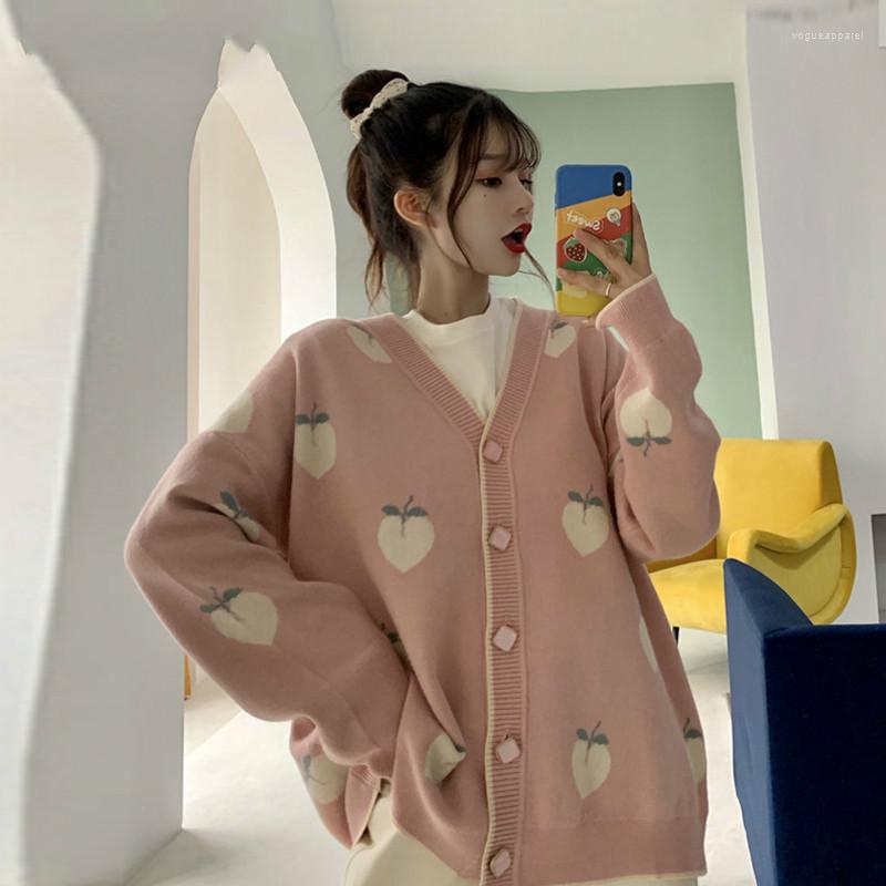 Women's Knits Sweater Cardigan Pink Coat Women Peach Pattern Knitted Oversized Jacket 2023 Korean Autumn Long Sleeve Pull Femme Sueter Mujer, Apricot sweater
Women's Knits Sweater Cardigan Pink Coat Women Peach Pattern Knitted Oversized Jacket 2023 Korean Autumn Long Sleeve Pull Femme Sueter Mujer, Apricot sweater