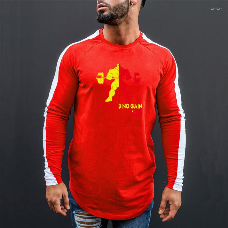 Men's T Shirts Autumn Gyms Clothing Breathable Printed Long Sleeve T-shirt Bodybuilding Men Slim Fitness Mens Tops, Black
Men's T Shirts Autumn Gyms Clothing Breathable Printed Long Sleeve T-shirt Bodybuilding Men Slim Fitness Mens Tops, Black