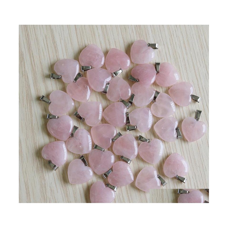 Charms Natural Stone 20Mm Heart Shape Rose Quartz Pendants Chakras Gem Fit Earrings Necklace Making Assorte Ffshop2001 Drop Delivery Dhezv
Charms Natural Stone 20Mm Heart Shape Rose Quartz Pendants Chakras Gem Fit Earrings Necklace Making Assorte Ffshop2001 Drop Delivery Dhezv
