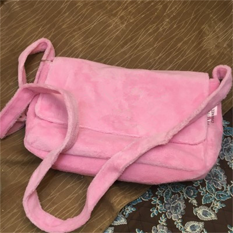 Fashion soft Shoulder bag classic winter 3 colors fur party bag flannel good quality plush