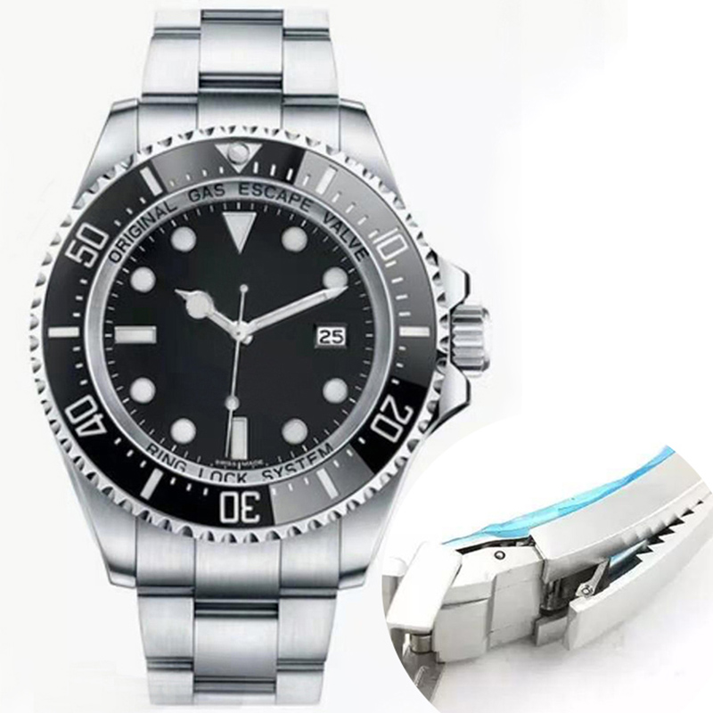 Men 44 Blue Watch Mens Automatic Mechanical montre de luxe Watches Wrsitwatches