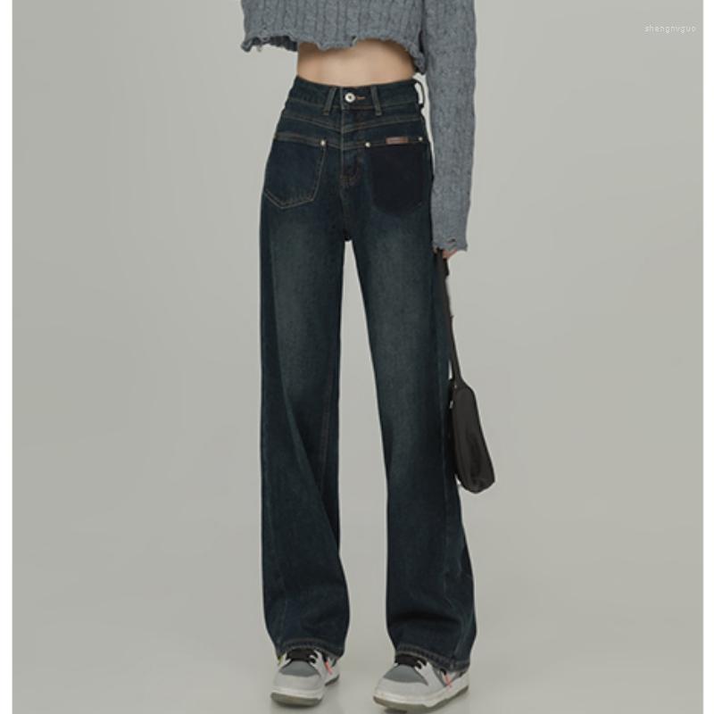 Women's Jeans Women's Clothes Blue Vintage American Fashion Streetwear Style Wide Leg Jean Female Baggy Trouser Straight Denim Pants
Women's Jeans Women's Clothes Blue Vintage American Fashion Streetwear Style Wide Leg Jean Female Baggy Trouser Straight Denim Pants
