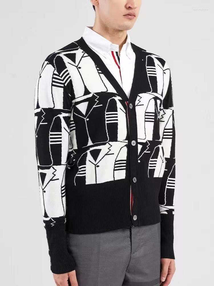 Women's Knits Autumn Winter For Women Shirts Printed Fashion Design Cardigan Sweet Elegant V-neck Patchwork Leisure Trendy Men Sweater, Black
Women's Knits Autumn Winter For Women Shirts Printed Fashion Design Cardigan Sweet Elegant V-neck Patchwork Leisure Trendy Men Sweater, Black