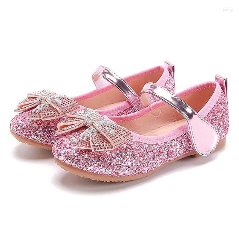 Flat Shoes Girls Bow Rhinestones Princess PU Blue Pink Silver Color For Kids Children Performance Show Party Gift
Flat Shoes Girls Bow Rhinestones Princess PU Blue Pink Silver Color For Kids Children Performance Show Party Gift