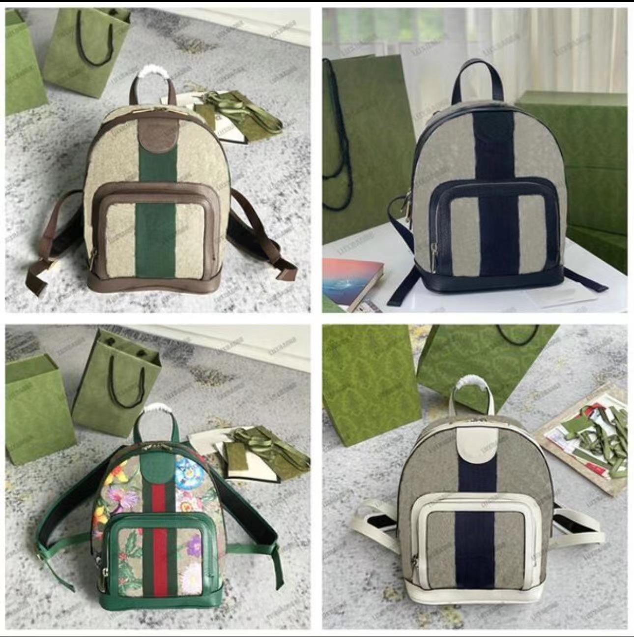 Men's and women's classic printed backpack backpack double G designer luxury canvas bag fashion, White
Men's and women's classic printed backpack backpack double G designer luxury canvas bag fashion, White