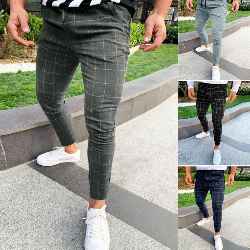 Men's Pants Fashion Jean Cut Little Men Casual Plaid Print Drawstring Elastic Waist Long Trousers, Black
Men's Pants Fashion Jean Cut Little Men Casual Plaid Print Drawstring Elastic Waist Long Trousers, Black