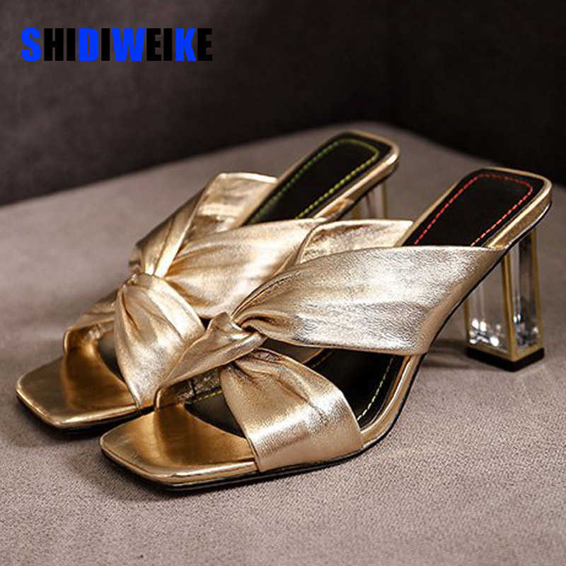 Summer Square Toe Women Slippers Fashion Thick High Heel Ladies Mules Elegant Female Outside Slides Sandal Shoes 0220, White
Summer Square Toe Women Slippers Fashion Thick High Heel Ladies Mules Elegant Female Outside Slides Sandal Shoes 0220, White
