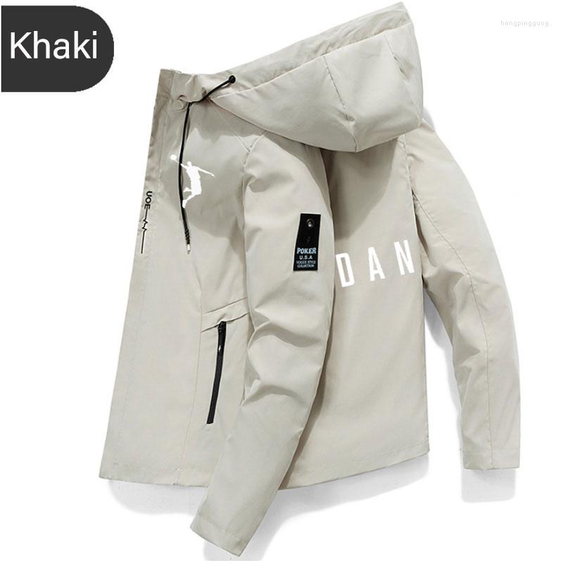 Men's Jackets Men Hooded Jacket Basketball Men's Autumn Brand Running Camping Fishing Waterproof Windbreaker Outdoor Sports