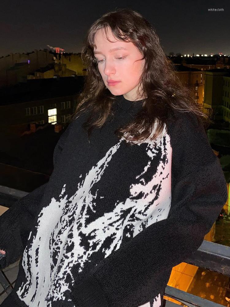 Women's Sweaters Women's Pullover Sweater Large Harajuku Creative Stripe O-neck Knitted Men's Clothing Street Wear Girls', Black
Women's Sweaters Women's Pullover Sweater Large Harajuku Creative Stripe O-neck Knitted Men's Clothing Street Wear Girls', Black