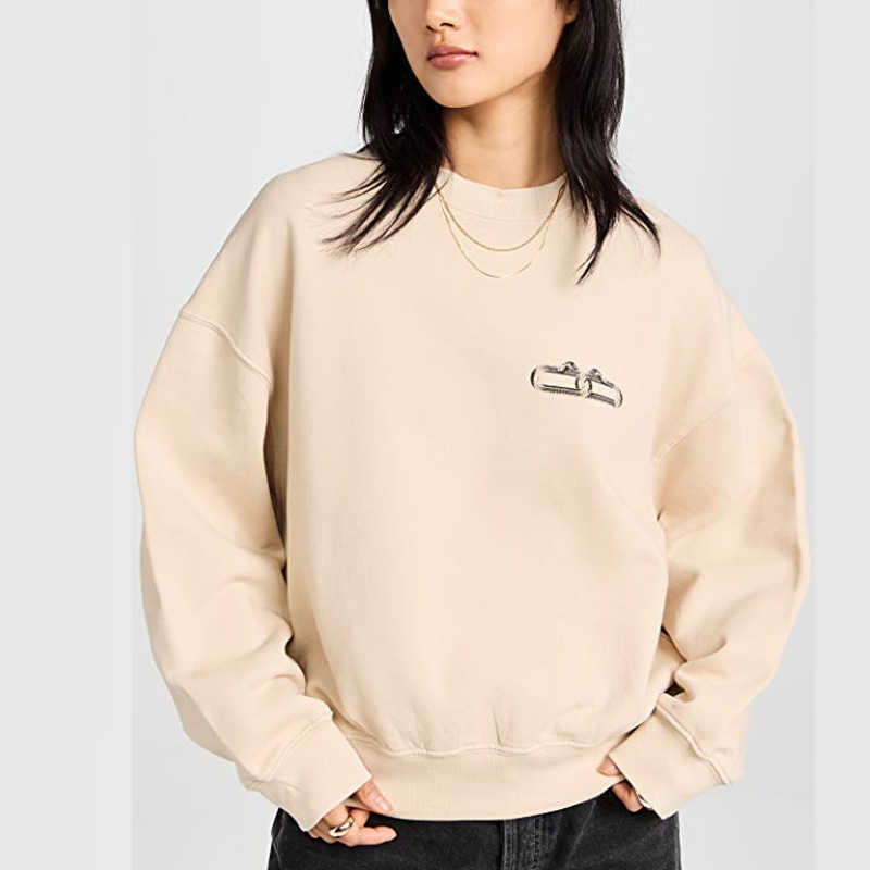 23ss Anine Bing Designer Sweatshirt Fashion Hoodie Print Round Neck Loose Pullover Sweatshirt Women' Long Sleeve Terry Sweater, Apricot
23ss Anine Bing Designer Sweatshirt Fashion Hoodie Print Round Neck Loose Pullover Sweatshirt Women' Long Sleeve Terry Sweater, Apricot