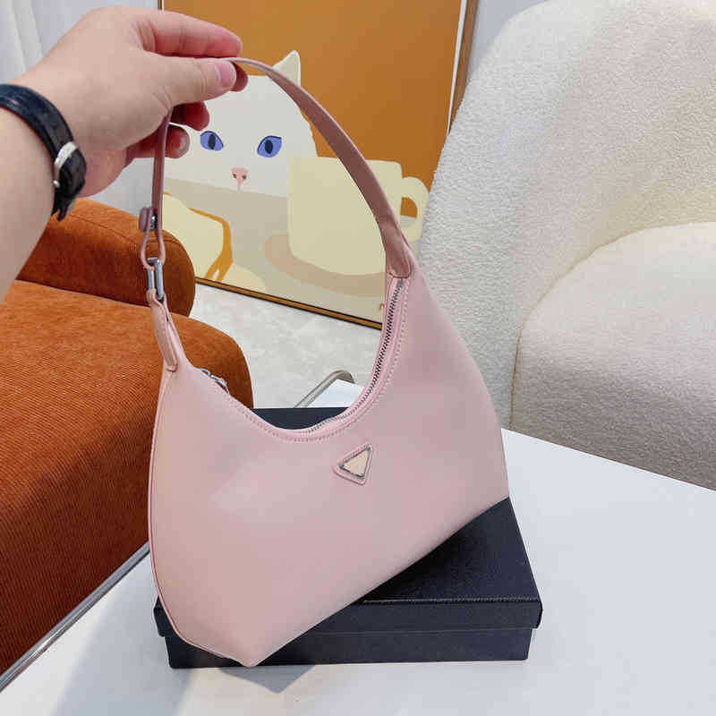 Pbag Triangle logo Hot Shopping Bags Cross Body PRABAG Logo Hobo Designer Shoulder Classic crossbody Underarm Tote Women Leather Handbag Purses 220908, Pradbag-pink
Pbag Triangle logo Hot Shopping Bags Cross Body PRABAG Logo Hobo Designer Shoulder Classic crossbody Underarm Tote Women Leather Handbag Purses 220908, Pradbag-pink