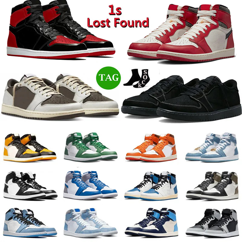 Lost Found 1 1s basketball shoes for mens womens lows high OG Black Phantom Hyper Royal Fragment Reverse Dark Mocha Denim low trainers sneakers 36-47, (1) 36-45
Lost Found 1 1s basketball shoes for mens womens lows high OG Black Phantom Hyper Royal Fragment Reverse Dark Mocha Denim low trainers sneakers 36-47, (1) 36-45