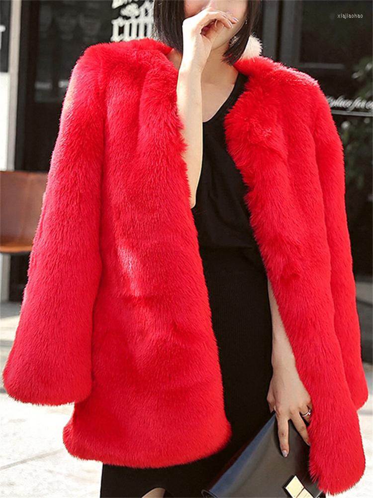Women' Fur Faux Coat Women Red -4XL High Quality Winter 2023 Spring Fashion Thick Wamrth Long Sleeve Outwear Feminina
Women' Fur Faux Coat Women Red -4XL High Quality Winter 2023 Spring Fashion Thick Wamrth Long Sleeve Outwear Feminina