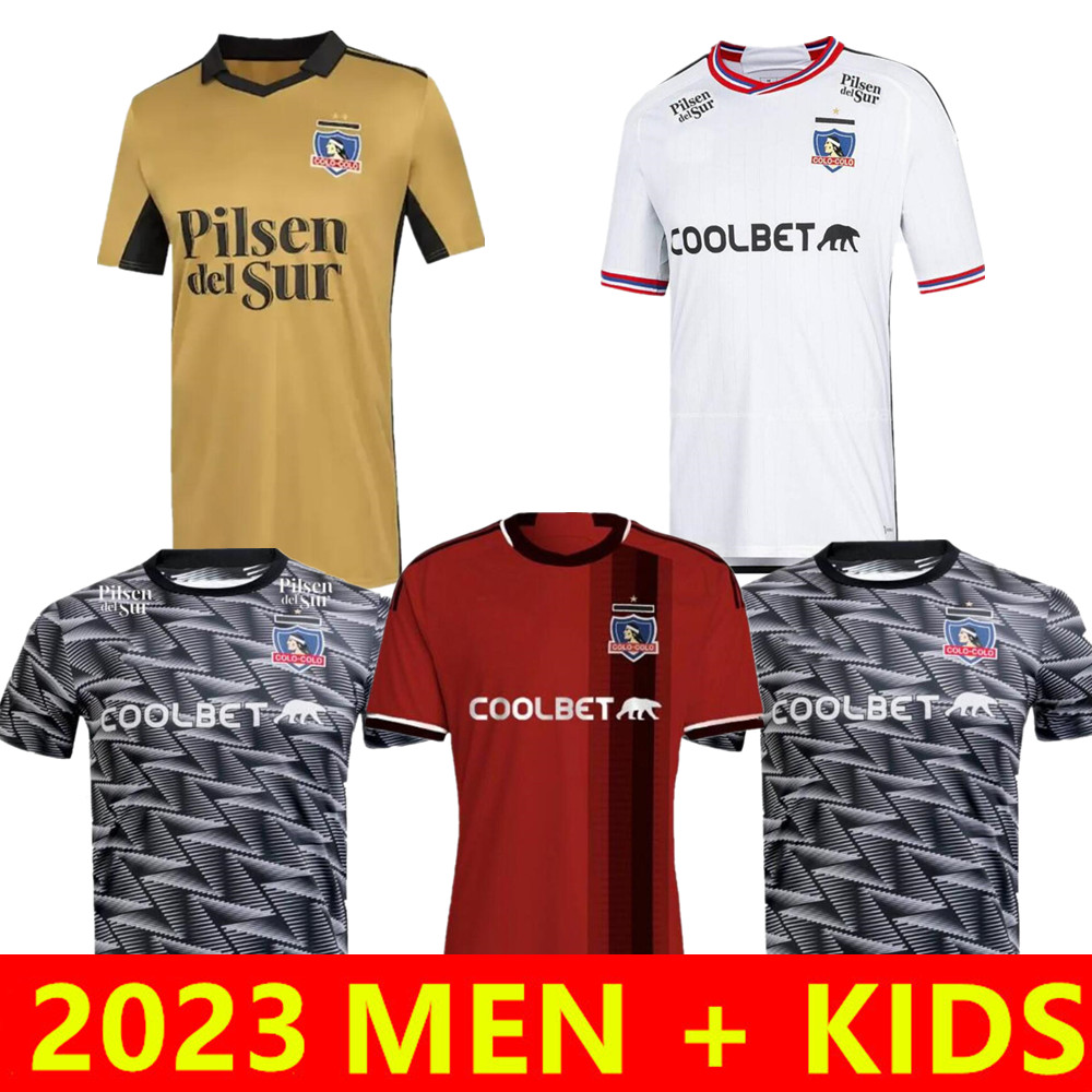 2023 Colo Colo home away Soccer Jerseys 23/24 #10 VALENCIA #32 ARRIAGADA OPAZO Football Shirt third Uniform gold special jersey, 3rd
2023 Colo Colo home away Soccer Jerseys 23/24 #10 VALENCIA #32 ARRIAGADA OPAZO Football Shirt third Uniform gold special jersey, 3rd