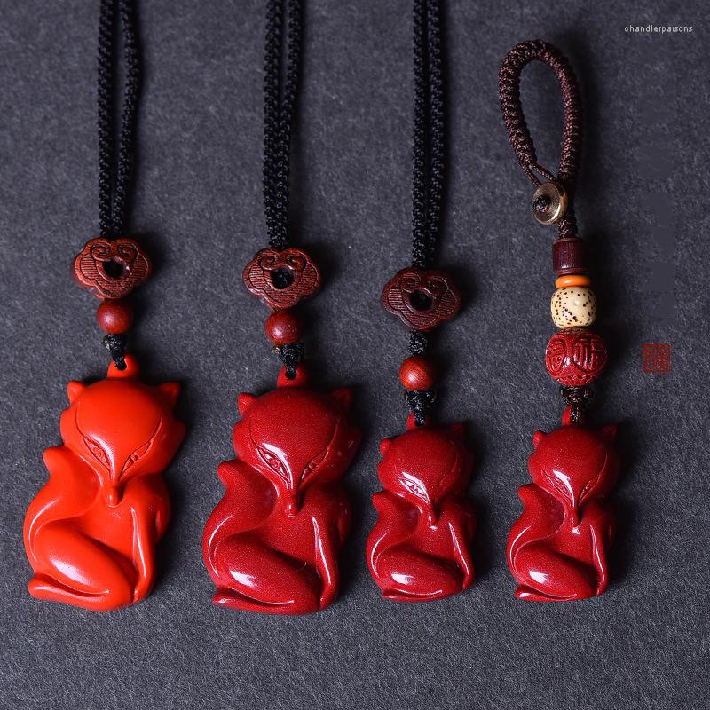 Pendant Necklaces Drop Natural Cinnabar Necklace FengShui Happy Fate Lucky Fine Carving Keychain Amulet Jewelry Women Gift
Pendant Necklaces Drop Natural Cinnabar Necklace FengShui Happy Fate Lucky Fine Carving Keychain Amulet Jewelry Women Gift