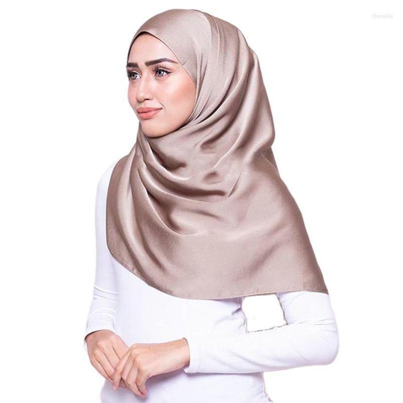 Scarves 90 90cm Stain Scarf Hijab Wrap For Women Solid Headband Muslim Female Shawls Faux Silk Girls Turbanet Headscarf
Scarves 90 90cm Stain Scarf Hijab Wrap For Women Solid Headband Muslim Female Shawls Faux Silk Girls Turbanet Headscarf