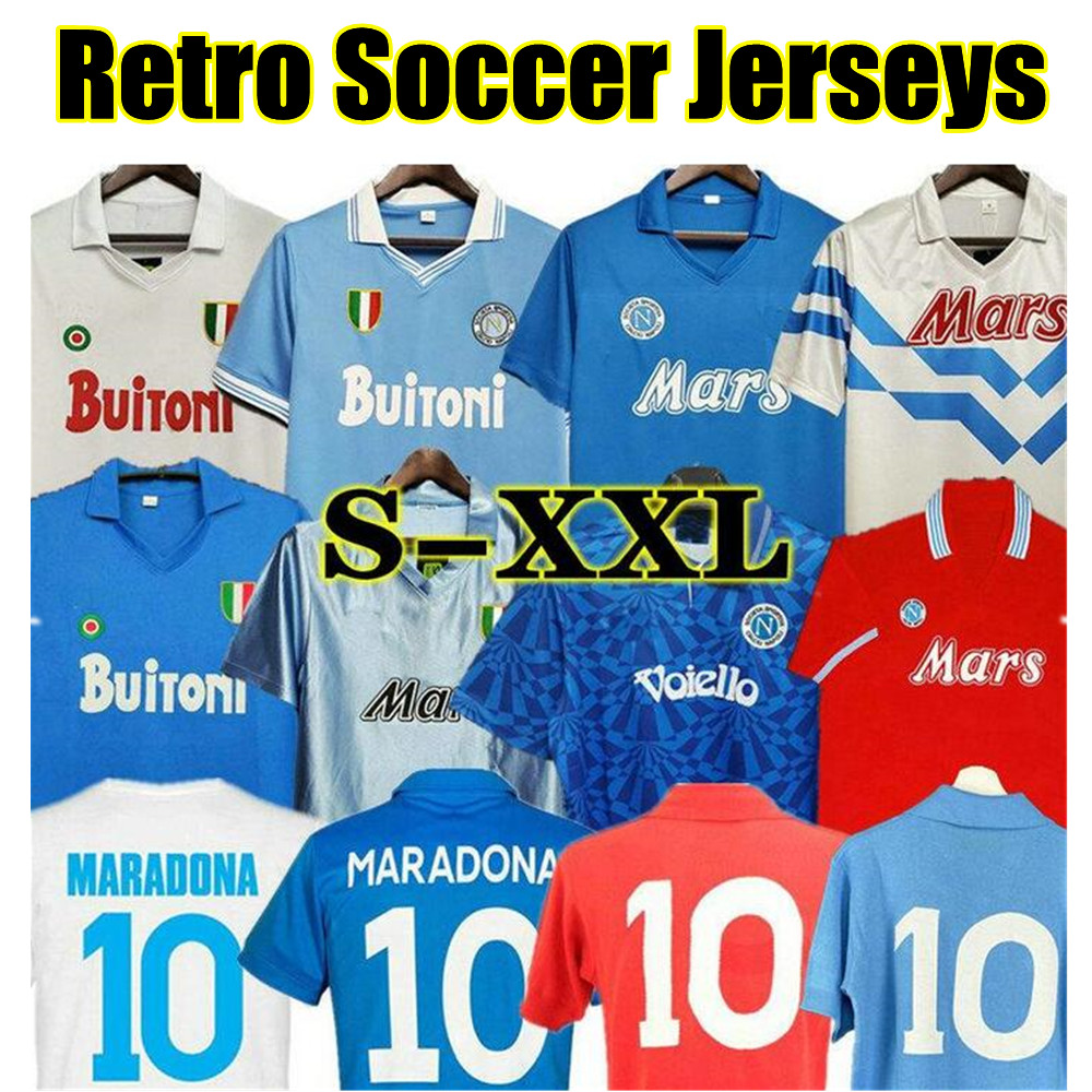 Top Napoli Retro Soccer Jerseys 1986 87 88 89 90 91 93 MARADONA Naples Football Shirts Italia VINTAGE CLASSIC Neapolitan Di Canio maillot de foot, Adult 3
Top Napoli Retro Soccer Jerseys 1986 87 88 89 90 91 93 MARADONA Naples Football Shirts Italia VINTAGE CLASSIC Neapolitan Di Canio maillot de foot, Adult 3