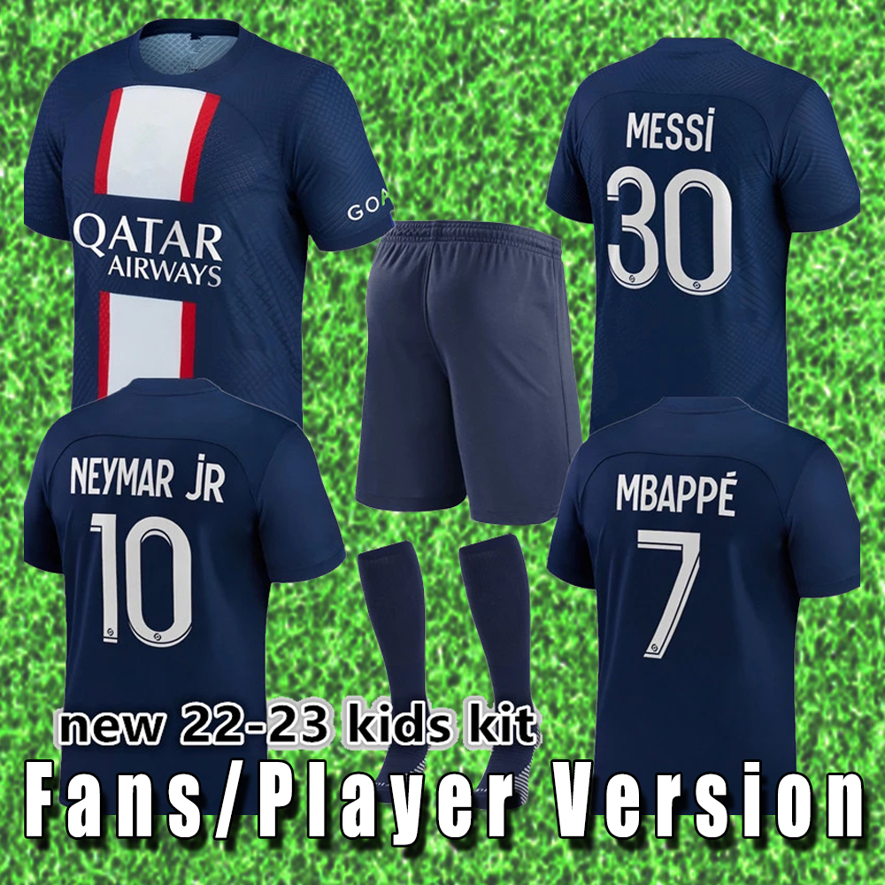 22 23 Paris MBAPPE NEYMAR soccer jersey t shirt Maillot Messis fans player version SERGIO RAMOS PSgS football shirts men kids kit HAKIMI L.PAREDES MARQUINHOS VERRATTI, 22/23 away+ patch
22 23 Paris MBAPPE NEYMAR soccer jersey t shirt Maillot Messis fans player version SERGIO RAMOS PSgS football shirts men kids kit HAKIMI L.PAREDES MARQUINHOS VERRATTI, 22/23 away+ patch