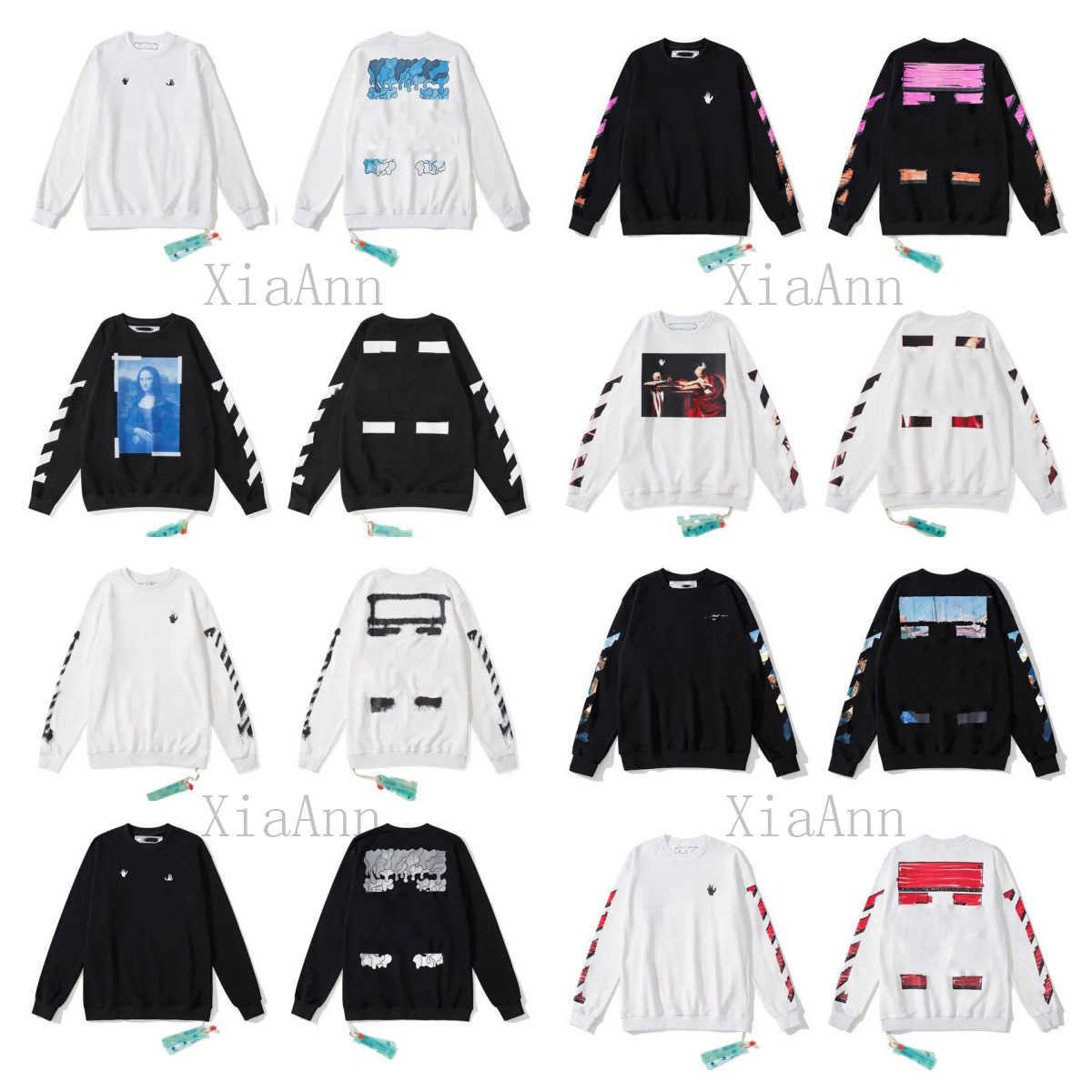 Designer Luxury Off Style Trendy Fashion Sweater Painted Arrow Crow Stripe Loose Hoodie Men's and Women's Casual Harajuku Pullovers Streetwear Offs White
Designer Luxury Off Style Trendy Fashion Sweater Painted Arrow Crow Stripe Loose Hoodie Men's and Women's Casual Harajuku Pullovers Streetwear Offs White