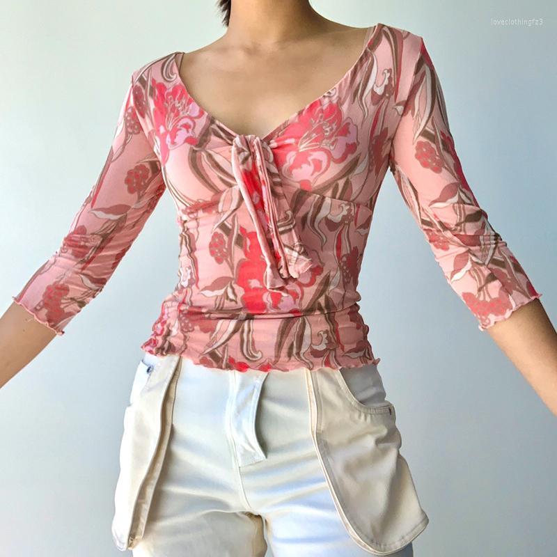 Women' T Shirts Grunge Fairycore Print T-shirt Women V-neck Tie Up Top 90s Vintage Half Sleeves Tee Aesthetic Streetwear Autumn, Pink
Women' T Shirts Grunge Fairycore Print T-shirt Women V-neck Tie Up Top 90s Vintage Half Sleeves Tee Aesthetic Streetwear Autumn, Pink