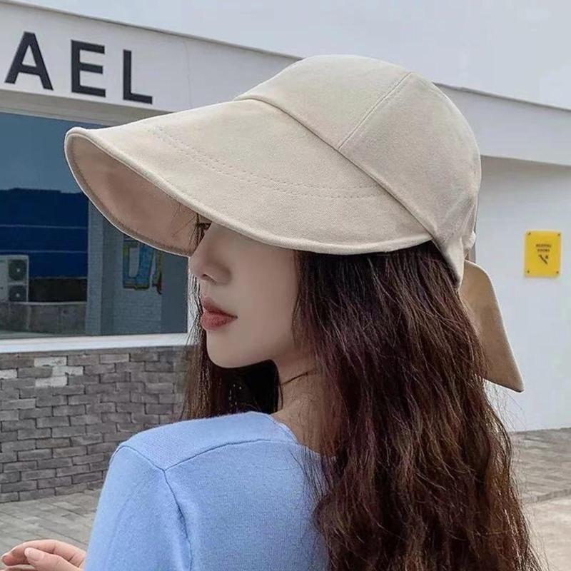 Wide Brim Hats French Back Bow Elegant Women Buckets Caps Fashion Fisherman Spring Summer UV Protection Sun Peaked Cap 2023, White
Wide Brim Hats French Back Bow Elegant Women Buckets Caps Fashion Fisherman Spring Summer UV Protection Sun Peaked Cap 2023, White