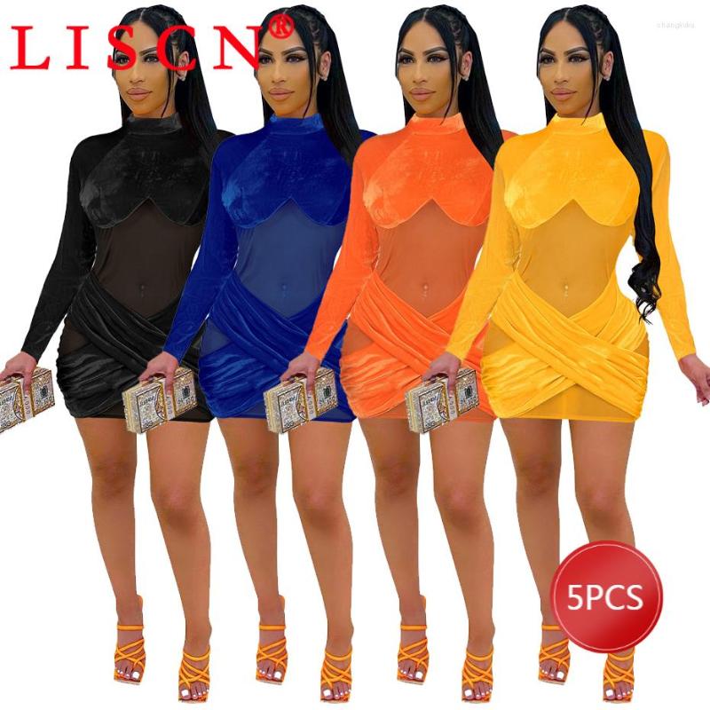 Casual Dresses 5pcs Bulk Items Wholesale Lots 2023 Women Dress Fall Clothes Sexy Night Club Wear Y2K Vintage Fashion See Through K7692_1, Blue
Casual Dresses 5pcs Bulk Items Wholesale Lots 2023 Women Dress Fall Clothes Sexy Night Club Wear Y2K Vintage Fashion See Through K7692_1, Blue