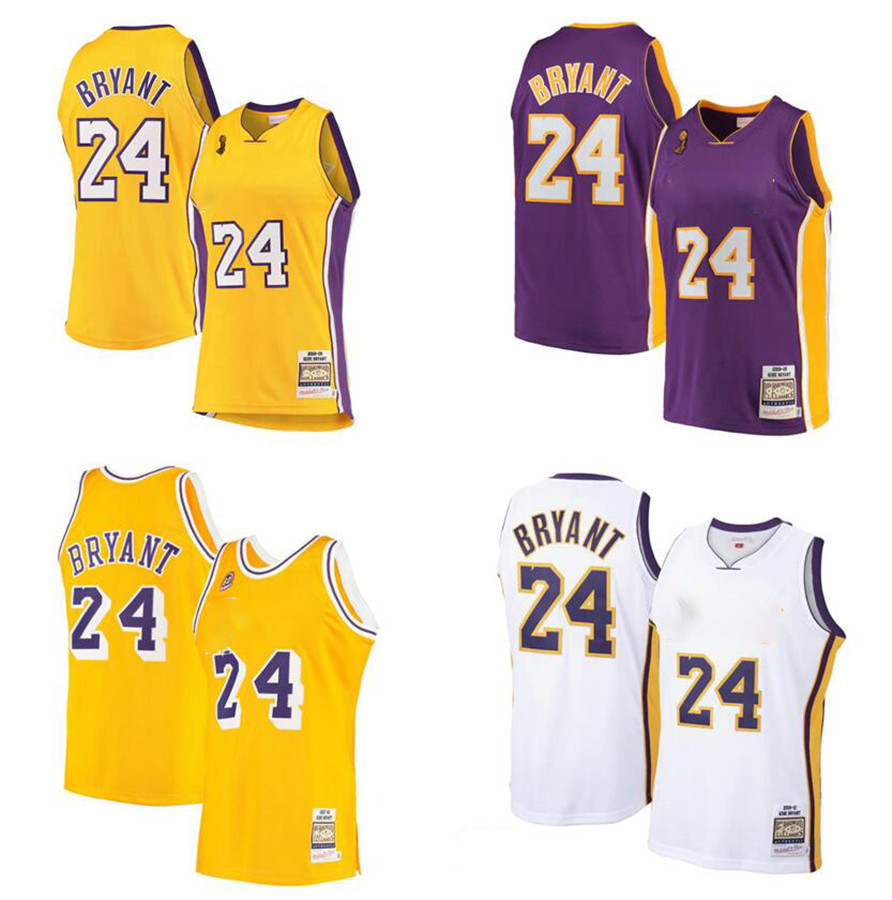 Bryant Basketball Jerseys S-XXL 2008-09 trophy Mitchell Ness jersey Purple white yellow Men women Youth retro jersey 8 24 black mamba, With team/city name
Bryant Basketball Jerseys S-XXL 2008-09 trophy Mitchell Ness jersey Purple white yellow Men women Youth retro jersey 8 24 black mamba, With team/city name